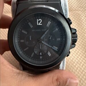 Michael Kors Dark Gray Chronograph Watch
